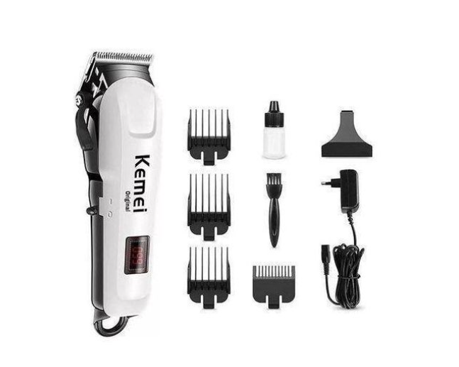 Kemei Original ELECTRIC SHAVER. BEST QUALITY Rechargeable Hair Shaver Clipper /Shaving Machine . Adopt Stainless Steel Blade Which Is Durable Non-irritating Trimming On Even Sensitive Skin