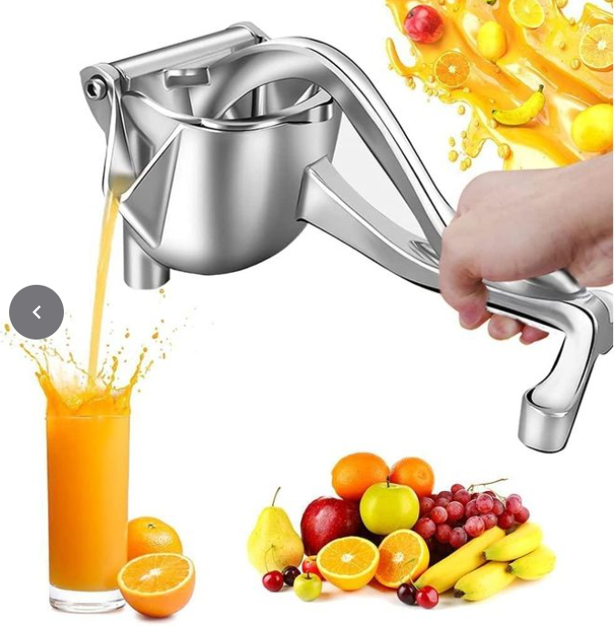 Real Stainless Steel Lemon Squeezer Citrus Juicer Hand Press Heavy Duty Manual Juice Squeezer, Extractor, Maker ,Orange, Lime Grapefruit Presser