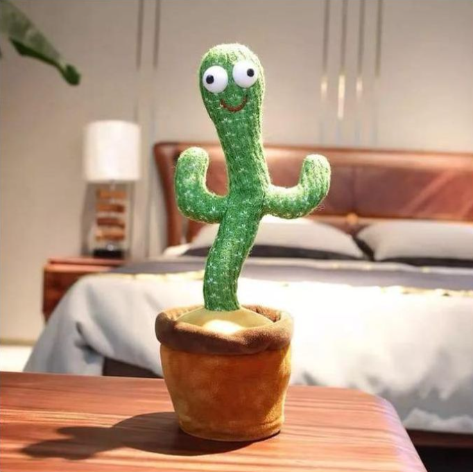 Dancing cactus Comes with a charging cable and a packaging box