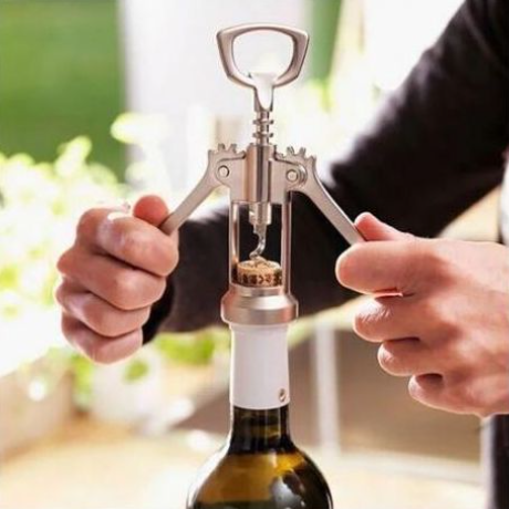 Stainless Steel Wing Corkscrew Wine Bottle Opener