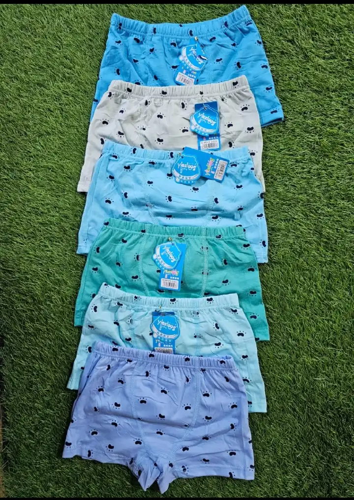 Premium Boys Cotton Boxer Briefs 3-Pack Set | Ultra-Soft Breathable Kids Underwear with Stretch Elastic Waist | Comfortable Daily Wear for Baby, Toddler & Young Boys