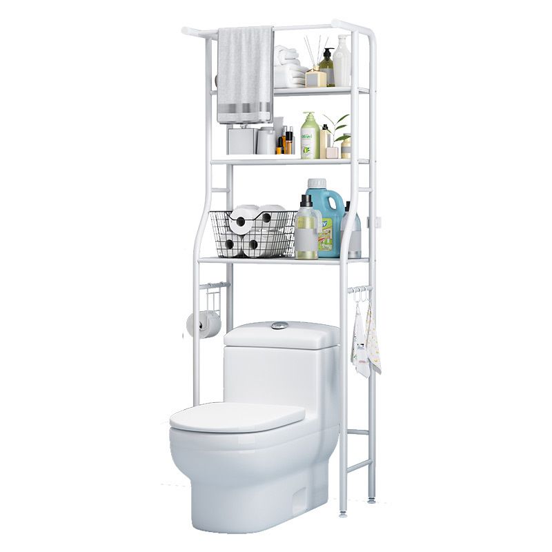 HomeMate 3 Layer Over The Toilet Rack Organizer With Guardrail Bathroom Organizer Free Standing Space Saver Stands Rack For Toilet Bathroom Accessories TRK01