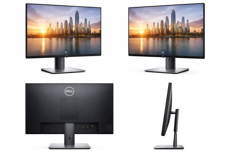 Dell P2419H Professional Ultra Slim Frameless Bezel Free Twenty Four Inch Full HD IPS LED Monitor