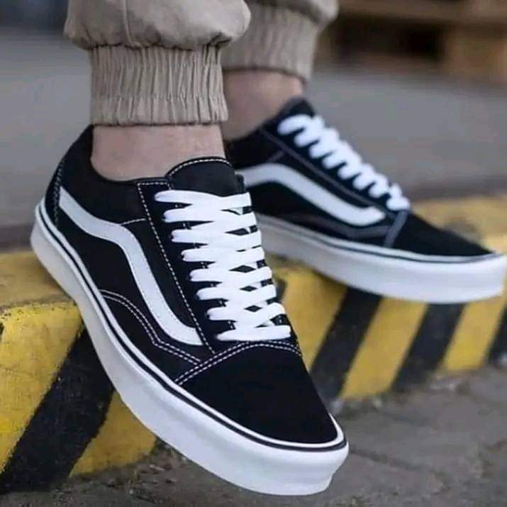 Skater Vans Unisex Old School Men Women Flat Shoes