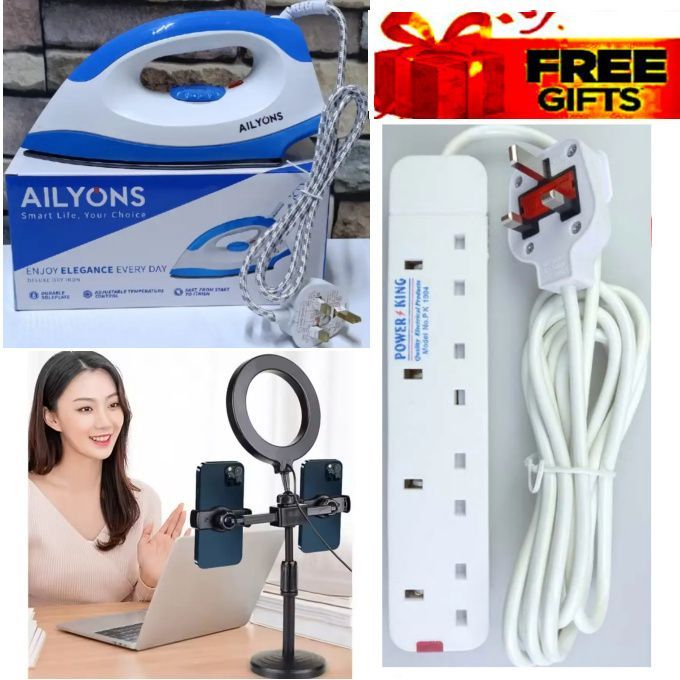 Lyons Ironing Board HD198A Heavy Duty Adjustable Foldable Iron Board with Iron Rest, Non Slip Legs, Stable Steel Frame for Home Laundry, Bedsitter & Apartment Use in Kenya