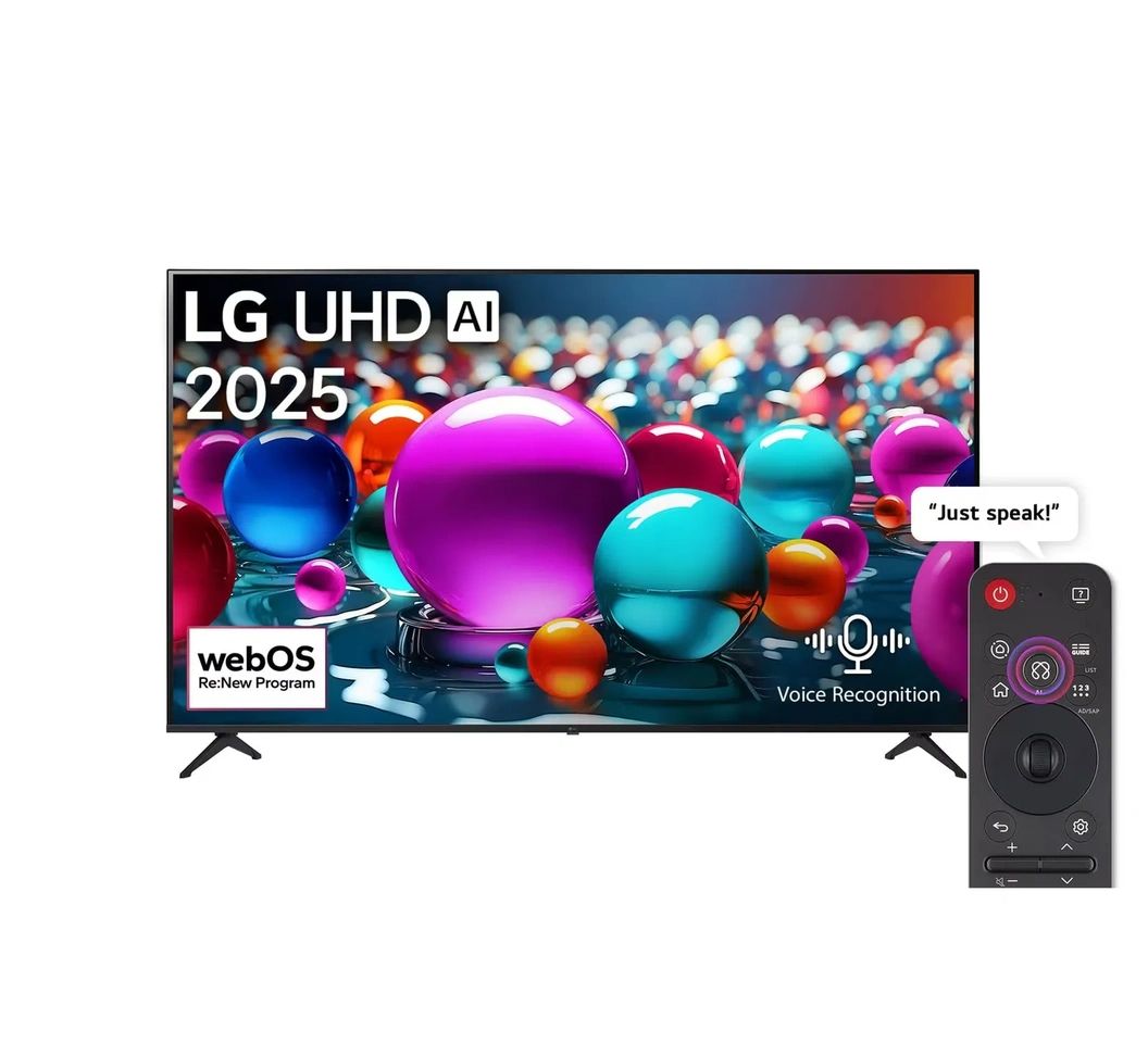 LG 75″ UA85 AI 4K Smart WebOs Tv