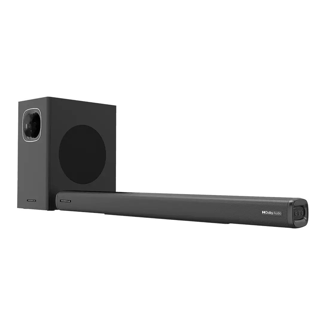 Vision Plus VP2121SB 450W 2.1CH Home Cinema Soundbar – Dolby Audio, 6.5" Wireless Subwoofer, Bluetooth 5.3, HDMI ARC, Optical, USB + 2YRS WRTY