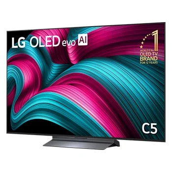 LG 55 Inch OLED Evo AI C5 4K HDR Smart TV 55C5