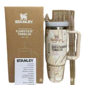 Luxury Marble Finish Stanley-Inspired Cup – Durable, Trendy & Temperature-Locking | Marble Stanley Cup – Elegant Insulated Tumbler for All-Day Cold & Hot Drinks.