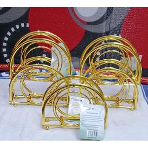 🔥 Stylish Gold Metal Serviette Holder – Modern Decorative Napkin Stand for Dining Table, Kitchen, Café & Restaurant – Elegant, Durable, Rust-Resistant Tabletop Organizer for Events & Home Décor.