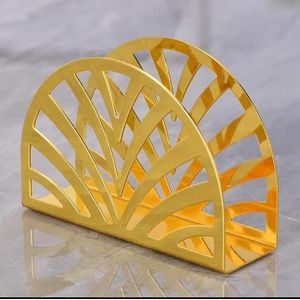 🔥 Stylish Gold Metal Serviette Holder – Modern Decorative Napkin Stand for Dining Table, Kitchen, Café & Restaurant – Elegant, Durable, Rust-Resistant Tabletop Organizer for Events & Home Décor.
