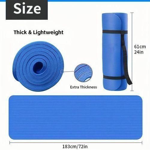 💪 Brand New 10MM Comfy Yoga & Gym Mat – Ultimate Comfort for Every Workout | Elevate Your Fitness Routine with the Comfy Yoga & Gym Mat.