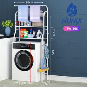 Brand New Nunix Over the Washing Machine Rack | Transform Your Laundry Space with Smart Over-the-Washing-Machine Storage.