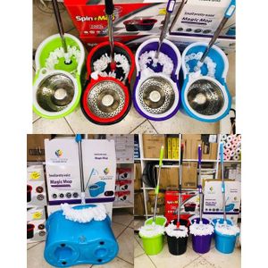 ✨ Brand New Effortless Sparkle Magic Spin Mop & Bucket with Heavy-Duty Metal Spinner.