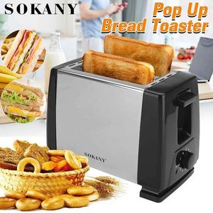 💥Brand New Sokany Automatic Electric 2 Slice Pop Up Bread Toaster.