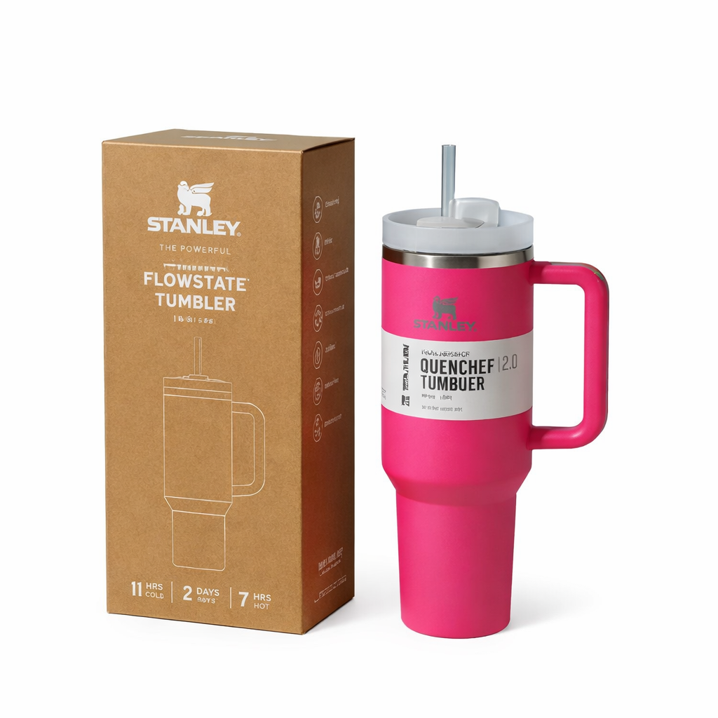 Luxury Marble Finish Stanley-Inspired Cup – Durable, Trendy & Temperature-Locking | Marble Stanley Cup – Elegant Insulated Tumbler for All-Day Cold & Hot Drinks.