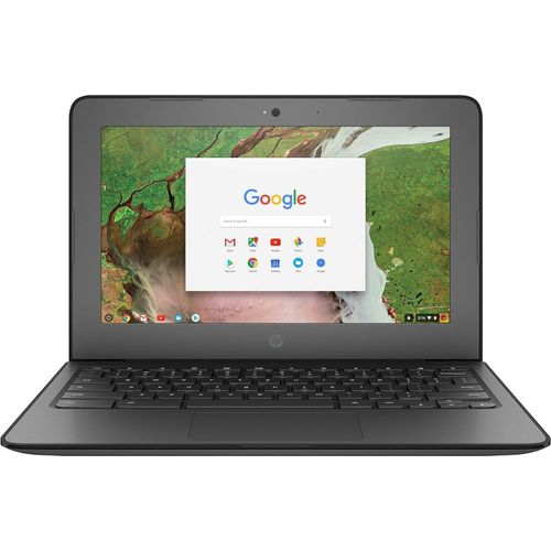 HP Chromebook 11 G6 EE, Intel Celeron Dual N3350 , Storage 4GB RAM/16GB SSD, TYPE C, WIFI, Bluetooth, Camera , Chrome OS, Black (6 Months WRTY)