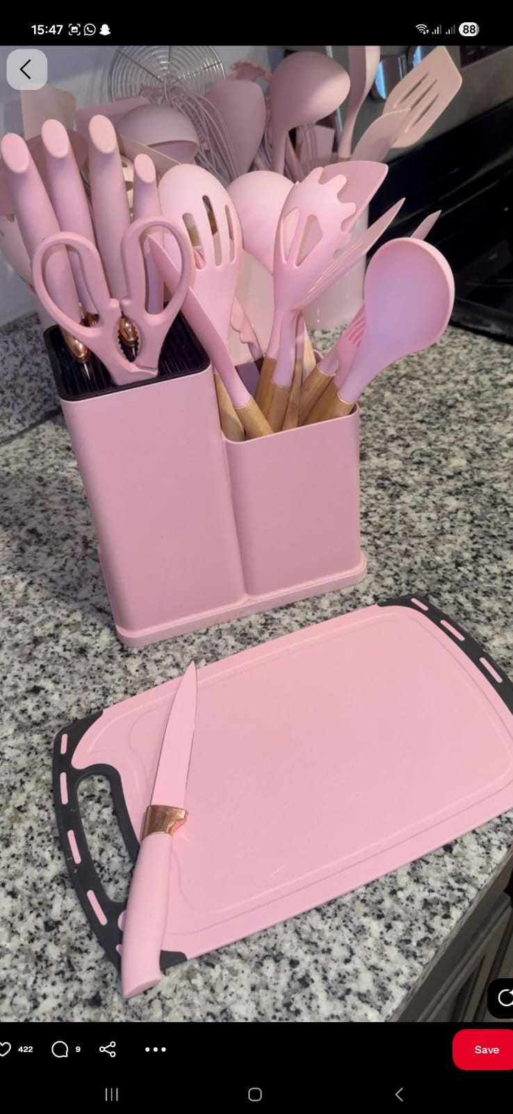 19-Piece Premium Silicone Kitchen Utensil Set – Heat Resistant Cooking Tools