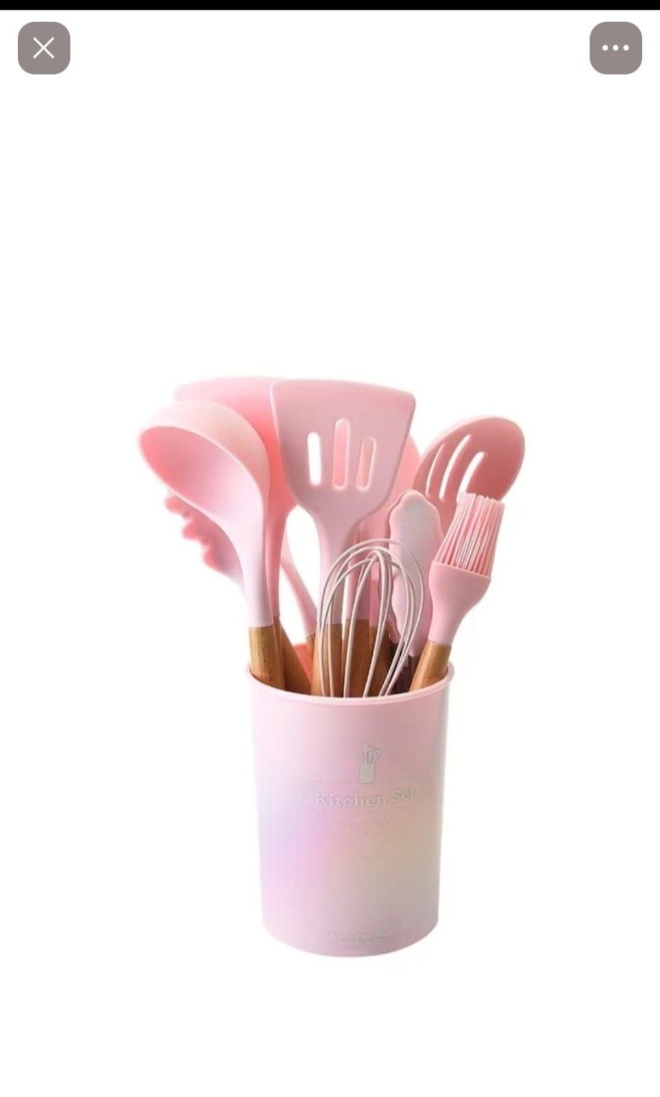 19-Piece Premium Silicone Kitchen Utensil Set – Heat Resistant Cooking Tools