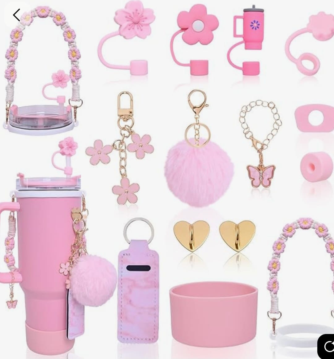 Stanley Cup Accessory Kit ONLY – Ultimate Tumbler Upgrade Set (note cup not included) just the accessories