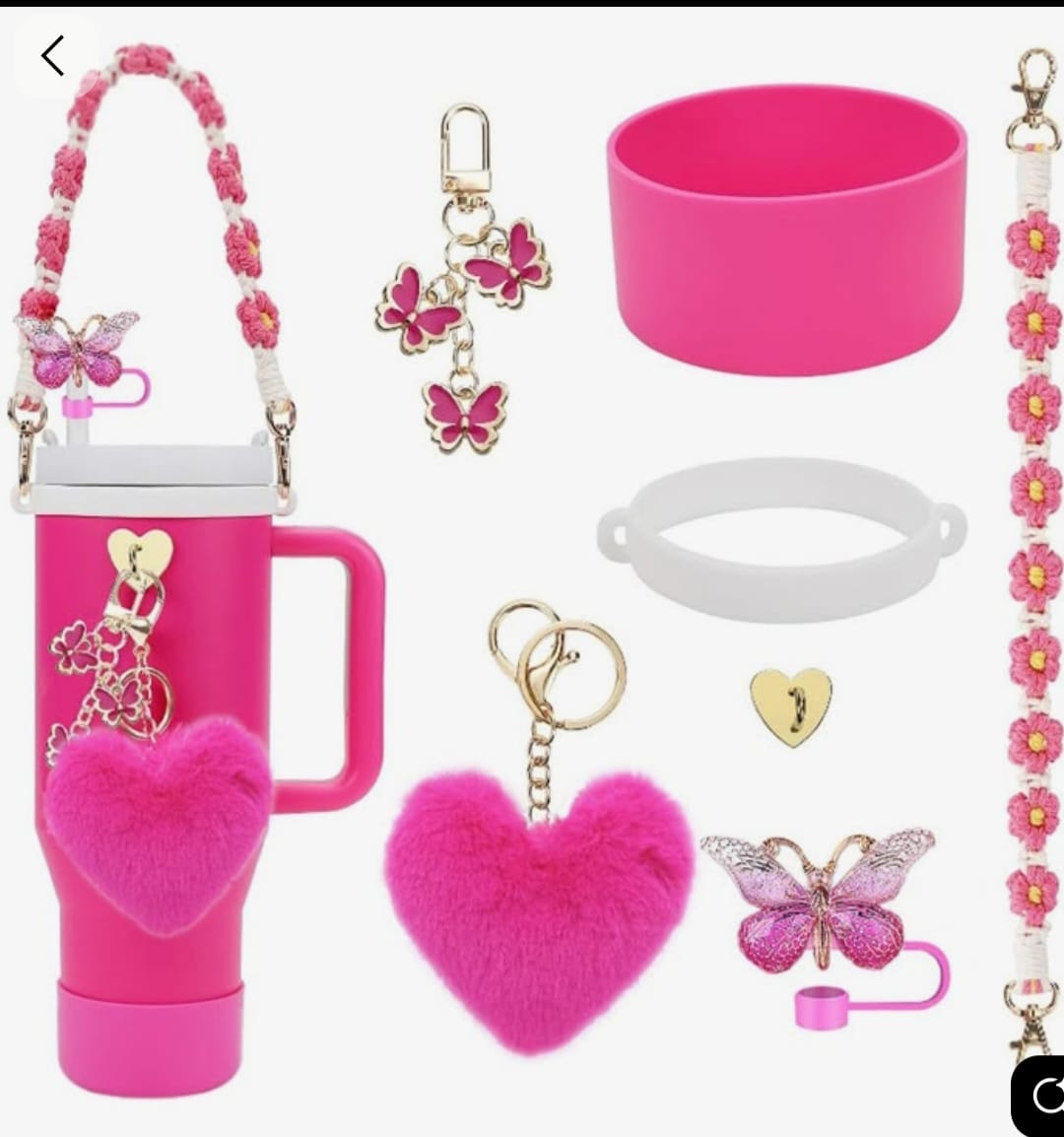 Stanley Cup Accessory Kit ONLY – Ultimate Tumbler Upgrade Set (note cup not included) just the accessories