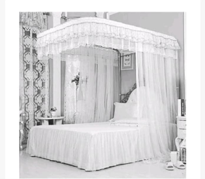 2-Stand Mosquito Net with Strong Support Frame – Easy Install Bed Net