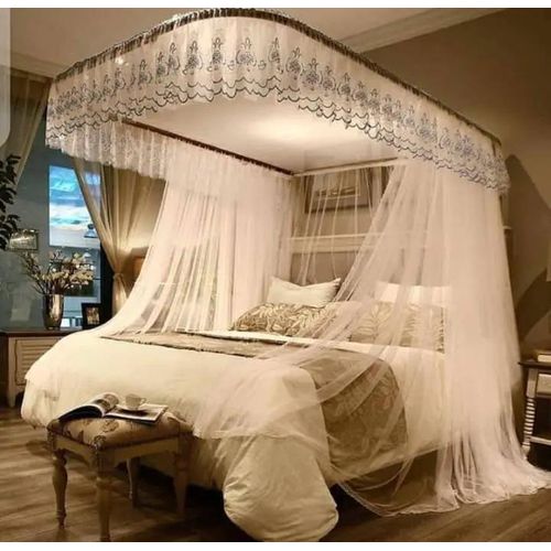 2-Stand Mosquito Net with Strong Support Frame – Easy Install Bed Net