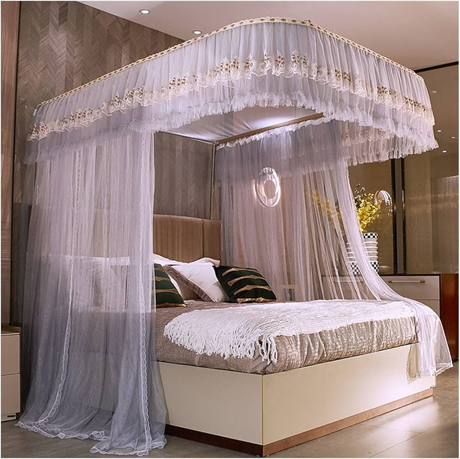 2-Stand Mosquito Net with Strong Support Frame – Easy Install Bed Net