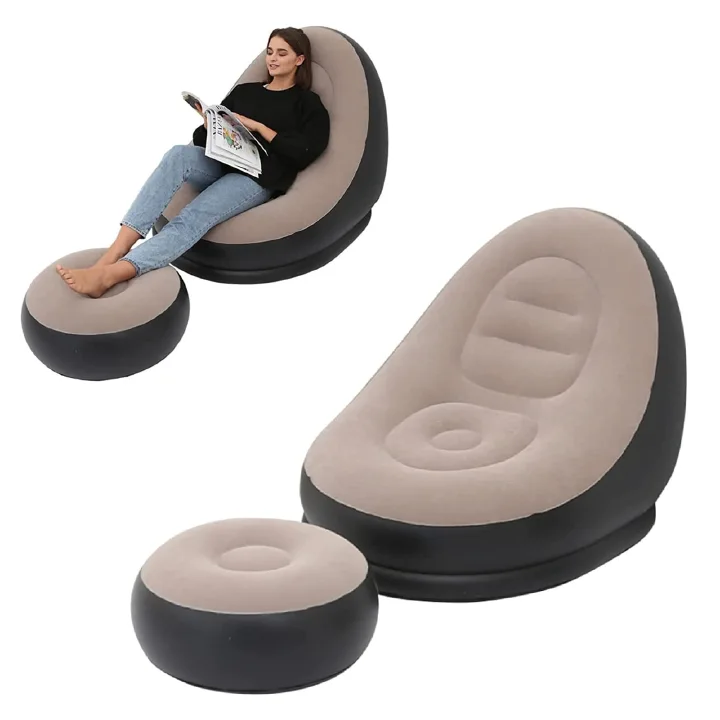 Portable Inflatable Sofa Chair – Comfortable Air Lounge Couch