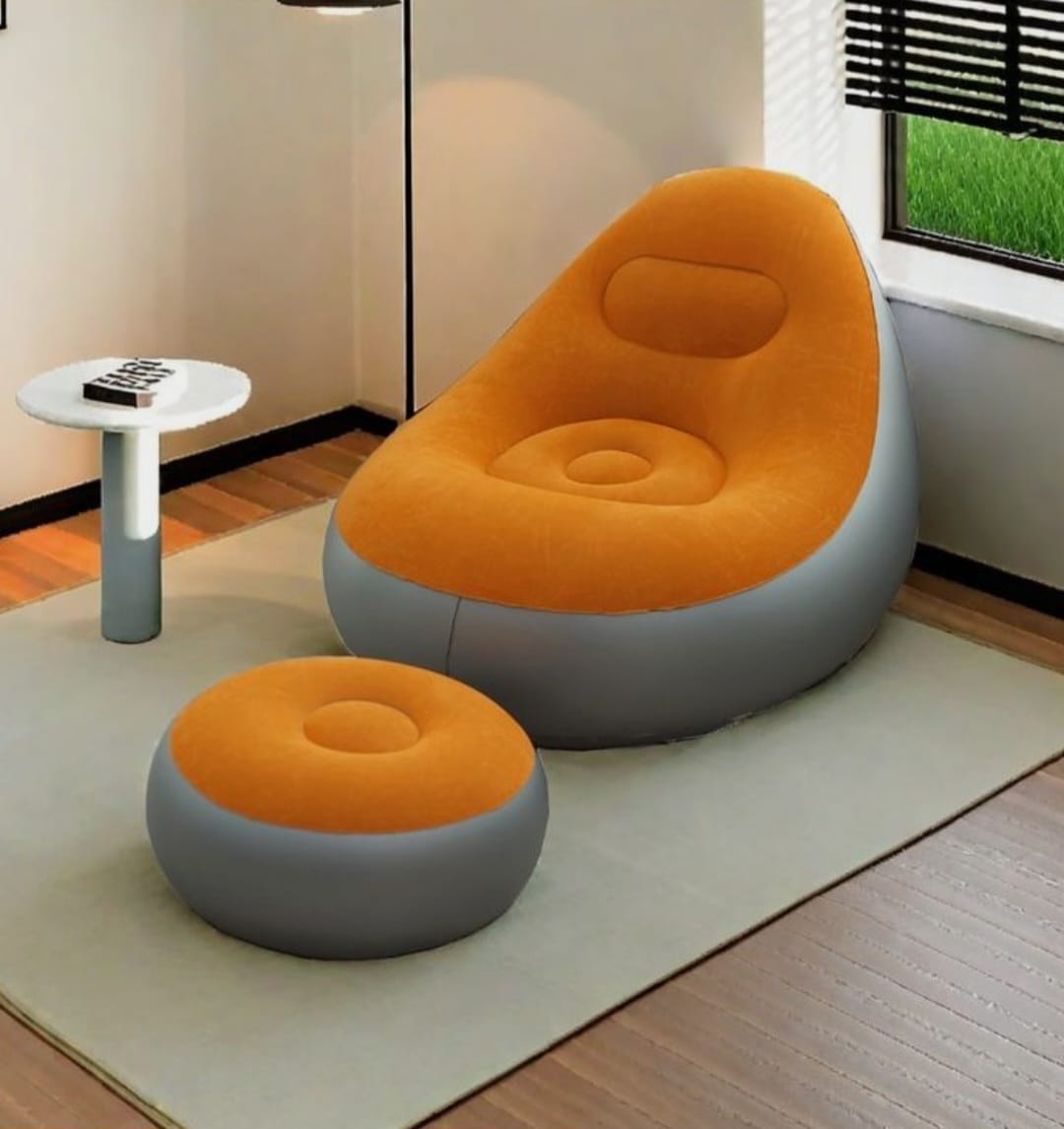Portable Inflatable Sofa Chair – Comfortable Air Lounge Couch