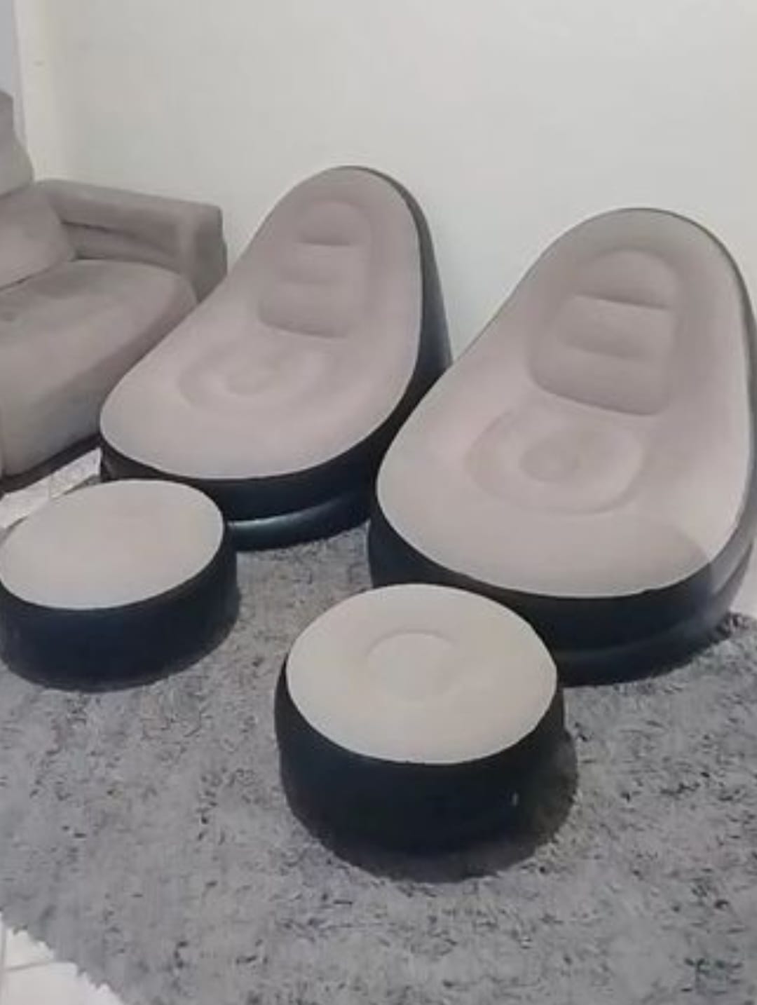 Portable Inflatable Sofa Chair – Comfortable Air Lounge Couch