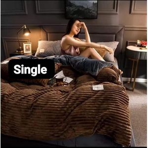 Luxury Single Velvet Duvet – Soft Warm Plush Comforter
