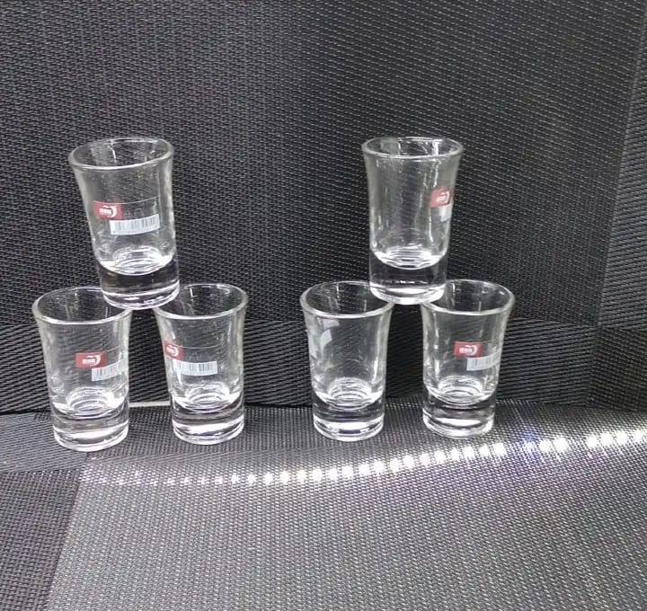 6Clear Tot Glass – Classic Shot Glass