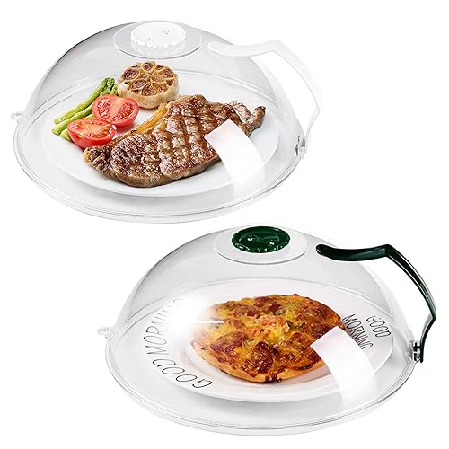 Microwave Food Cover – Splatter Guard Lid with Steam Vents | BPA-Free Kitchen Microwave Cover