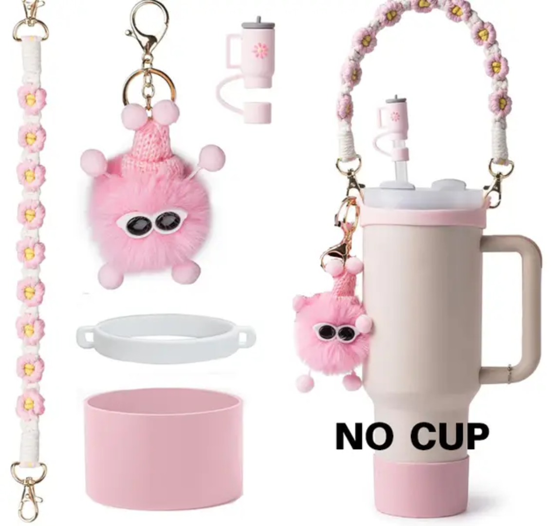 Stanley Quencher 40oz Tumbler With Accessories Set (Stanley Cup +the accessories)