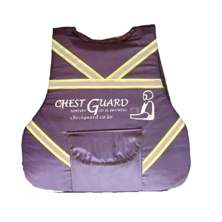 Motorcycle protective chest guard, Available in different colors: navy blue, black, dark green, maroon