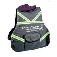 Motorcycle protective chest guard, Available in different colors: navy blue, black, dark green, maroon