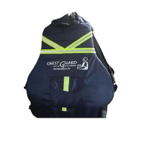 Motorcycle protective chest guard, Available in different colors: navy blue, black, dark green, maroon