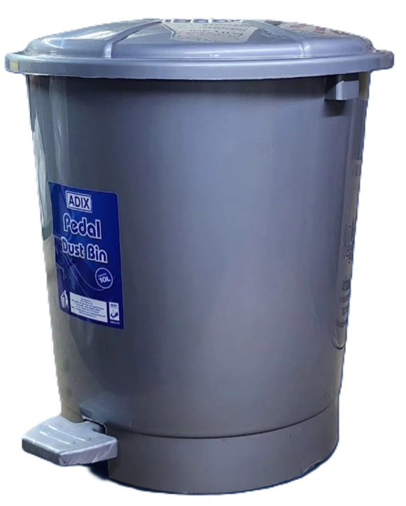 Adix Plastic Pedal Dust Bin – 10 Liters (Small) – Hands-Free Hygiene