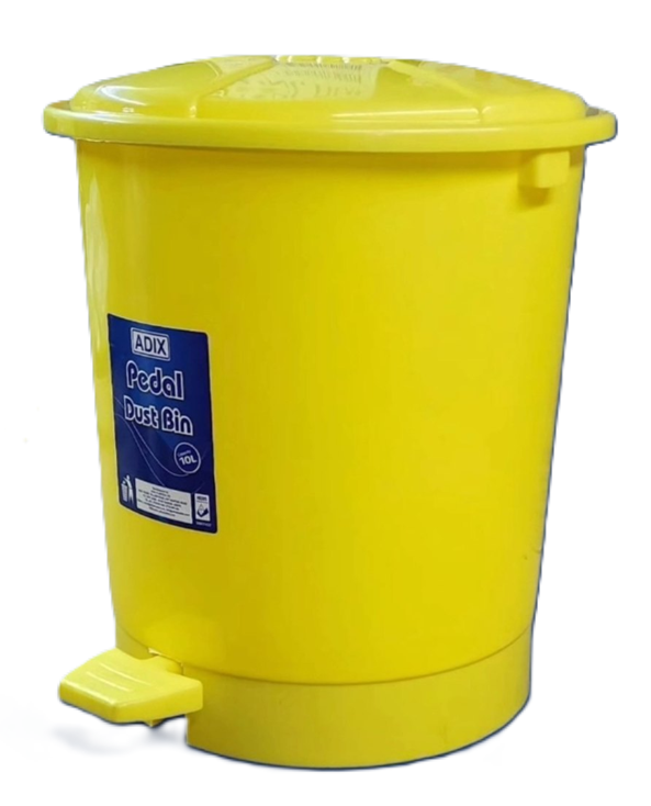 Adix Plastic Pedal Dust Bin – 10 Liters (Small) – Hands-Free Hygiene