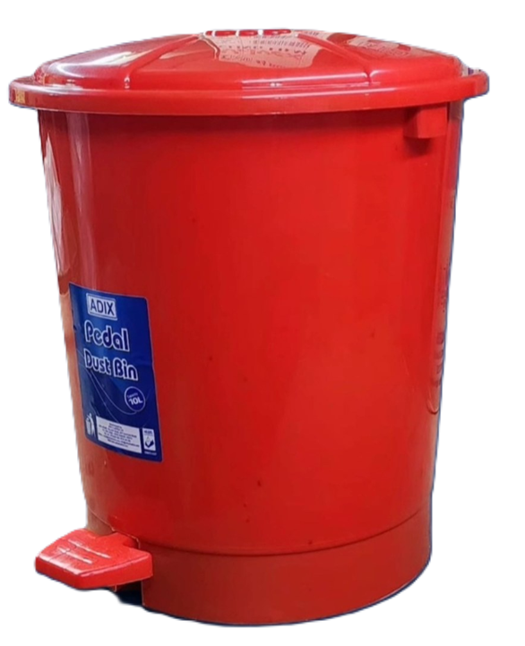 Adix Plastic Pedal Dust Bin – 10 Liters (Small) – Hands-Free Hygiene