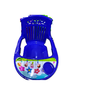 Plastic Baby Chair For Feeding, Kids Study Table Chair With High Backrest
Removable Tray