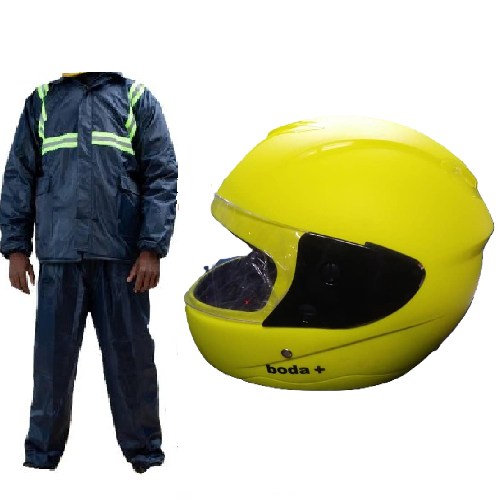 Waterproof Motorcycle Rider Suit - 2-Piece Jacket & Trouser Set - Reflective Safety Strips- Navy Blue Unique Motorcycle Rider's suit