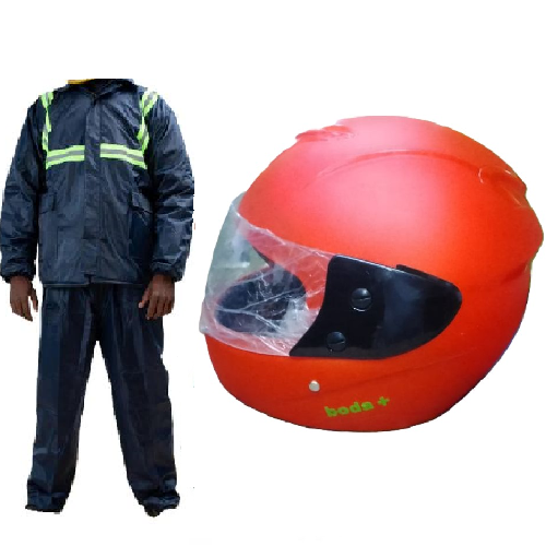 Waterproof Motorcycle Rider Suit - 2-Piece Jacket & Trouser Set - Reflective Safety Strips- Navy Blue Unique Motorcycle Rider's suit