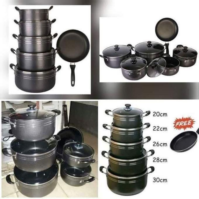 TC 14Pcs Heavy Non-Stick Cooking Pot Sufuria Set