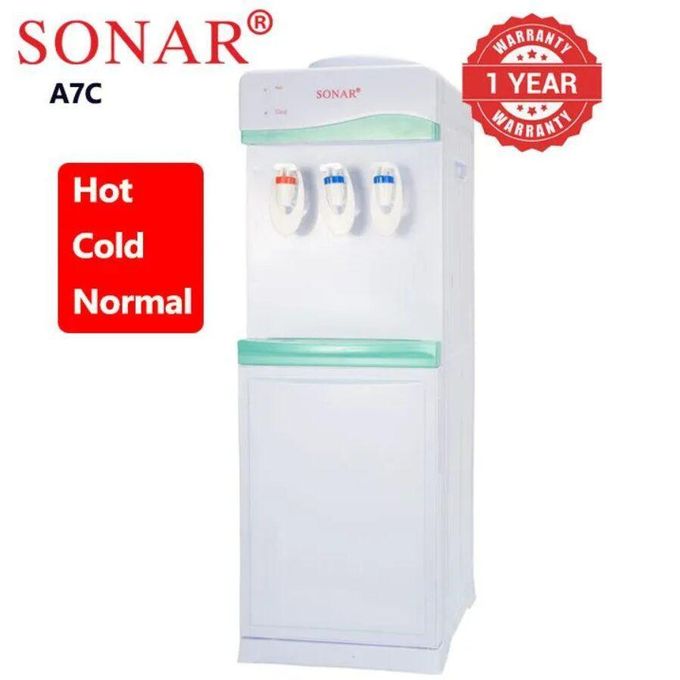 Sonar Top Loading Hot, Normal & Cold Water Dispenser Freestanding Water Dispenser