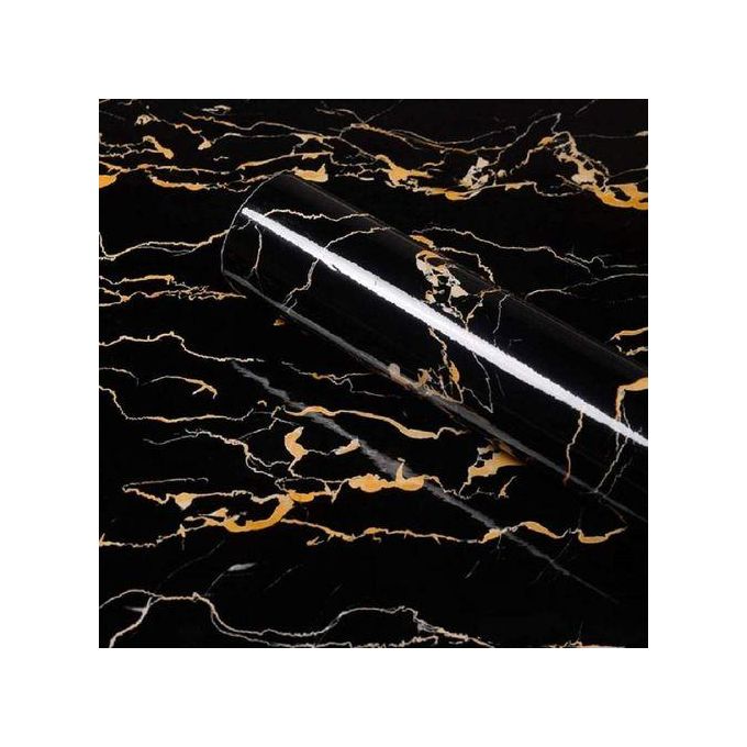 Marble Self adhesive Waterproof Wallpaper Marble Contact Paper for Countertops – Waterproof Self-Adhesive Vinyl Wallpaper Roll for Kitchen, Bathroom, and Furniture Renovation – Peel and Stick Design