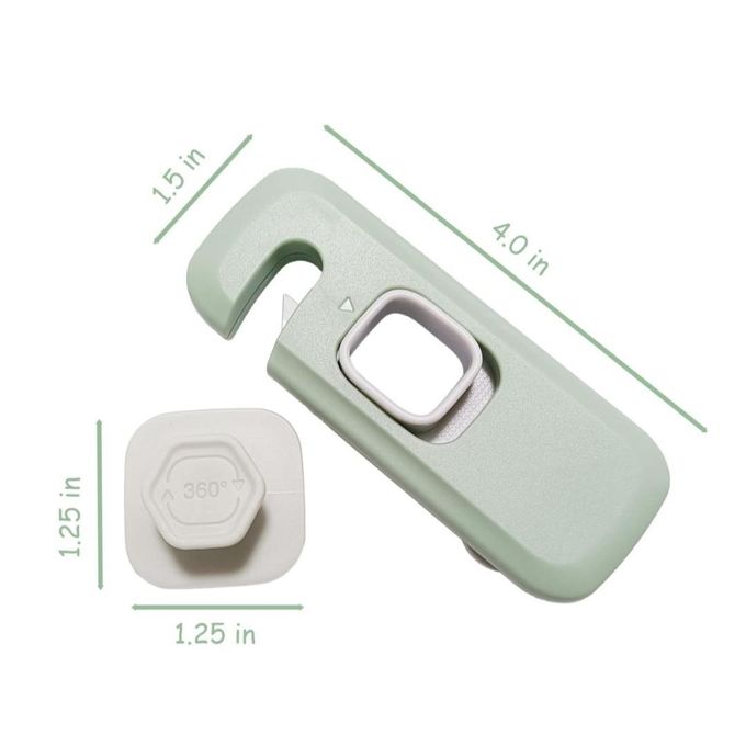 Self-Adhesive Child Proof Safety Locks for Cabinets, Drawers & Refrigerators – Baby Proofing Latches for Kids & Toddlers Adhesive Child safety lock Baby Locks for Cabinets and Drawers, Toilet, Fridge