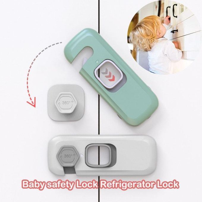 Self-Adhesive Child Proof Safety Locks for Cabinets, Drawers & Refrigerators – Baby Proofing Latches for Kids & Toddlers Adhesive Child safety lock Baby Locks for Cabinets and Drawers, Toilet, Fridge