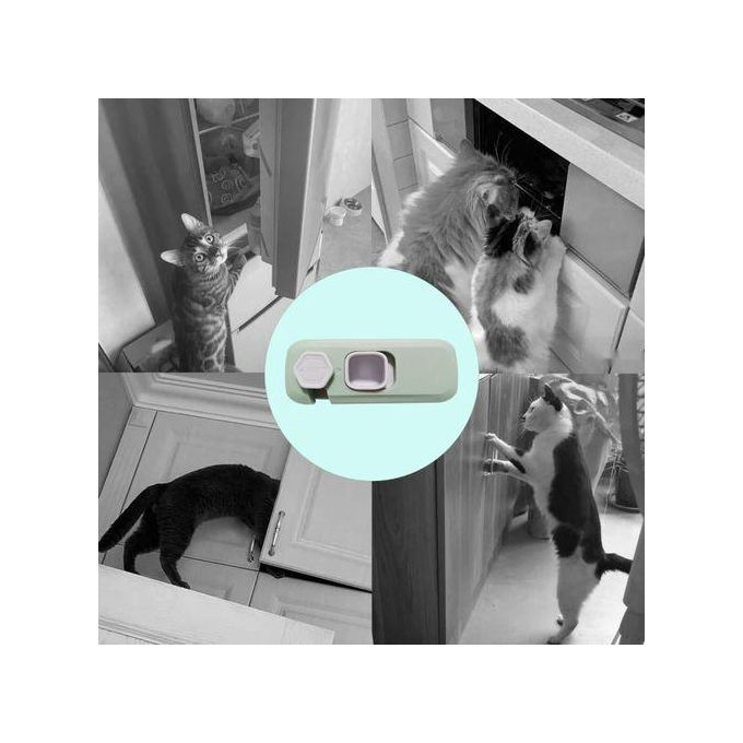 Self-Adhesive Child Proof Safety Locks for Cabinets, Drawers & Refrigerators – Baby Proofing Latches for Kids & Toddlers Adhesive Child safety lock Baby Locks for Cabinets and Drawers, Toilet, Fridge